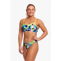Funkita Hipster Bikini Broekje Dames - Brush It Off -Aqua Verkoop funkita ladies swim crop top brush it off 4 1501885