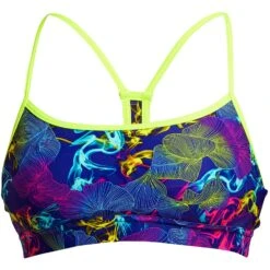 Funkita Swim Crop Bikini Top Dames - Oyster Saucy