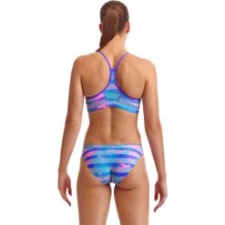 Funkita Hipster Bikini Broekje Dames - Pastel Palm -Aqua Verkoop funkita ladies swim crop top pastel palm 3 1164909