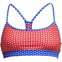 Funkita Swim Crop Bikini Top Dames - Star Power