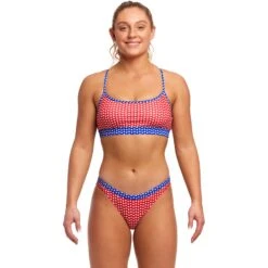 Aqua Verkoop -Aqua Verkoop funkita ladies swim crop top star power 2 1501932