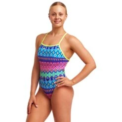 Funkita Tie Me Tight Badpak Dames - Kris Kringle 12 Funkita Tie Me Tight Badpak Dames - Kris Kringle -Aqua Verkoop funkita ladies tie me tight one piece swimsuit kris kringle 4 1559306