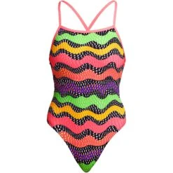 Funkita Tie Me Tight Badpak Dames - Worm Burner