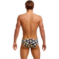 Funky Trunks Classic Eco Zwemslip Heren - You Lemon -Aqua Verkoop funky trunks mens classic briefs eco you lemon 4 1559656