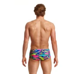 Funky Trunks Sidewinder Eco Trunks Zwembroek Heren - Bright Bergs -Aqua Verkoop funky trunks mens sidewinder trunks bright bergs 3 1255046