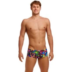 Funky Trunks Sidewinder Trunks Zwembroek Heren - Destroyer -Aqua Verkoop funky trunks mens sidewinder trunks destroyer 3 1559768