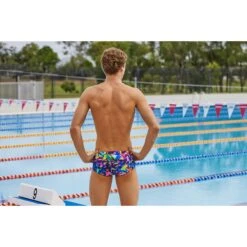 Funky Trunks Sidewinder Trunks Zwembroek Heren - Destroyer -Aqua Verkoop funky trunks mens sidewinder trunks destroyer 6 1559771