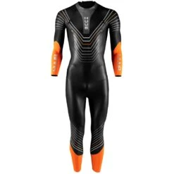 HUUB Design Araya Wetsuit Dames - Zwart/oranje