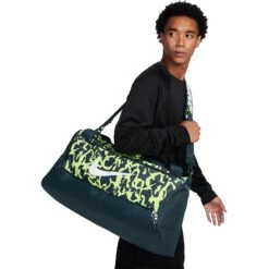 Nike Brasilia 9.5 Duffeltas 60L (Klein) - Deep Jungle/light Lemon Twist/white FB2827-328 -Aqua Verkoop nike brasilia 9 5 training duffel bag 60l small deep jungle light lemon twist white fb2827 328 3 1565951