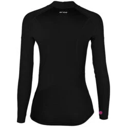 Orca Openwater Base Layer Long Sleeve Shirt Women - Black -Aqua Verkoop orca openwater base layer long sleeve shirt women black 2 1191381