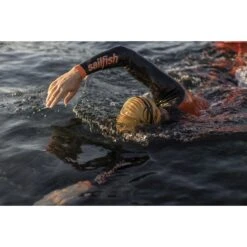 Sailfish Atlantic 2 Heren Wetsuit - Zwart/oranje -Aqua Verkoop sailfish mens atlantic 2 black orange 2 1174470