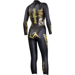 Sailfish Womens Wetsuit G-Range 8 - Black -Aqua Verkoop sailfish wetsuit womens g range 8 black 2 1176270