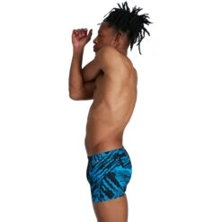 Speedo Allover V-Cut Aquashort - Black/pool -Aqua Verkoop speedo allover v cut aquashort black pool 9 1301769