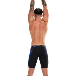 Speedo ECO END+ Splice Zwemjammer - Black/chroma Blue/white -Aqua Verkoop speedo eco end plus splice jammer black chroma blue white 8 1428140