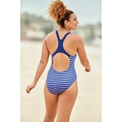 Speedo ECO Endurance+ Printed Medalist Badpak - Chroma Blue/white (fed Red Branding) -Aqua Verkoop speedo eco endurance plus printed medalist bathing suit chroma blue white fed red branding 8 1424069