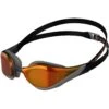 Speedo Fastskin Pure Focus Mirror Goggles - Black/orangegold -Aqua Verkoop speedo fastskin pure focus mirror goggles black orangegold 965324