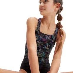 Speedo Digital Placement Medalist Badpak Kinder - Black/Orchid Shine/Lemon Drizzle/Marine Blue/Hypersonic Blue -Aqua Verkoop speedo girls digital placement medalist bathing suit black orchid shine lemon drizzle marine blue hypersonic blue 3 1515768