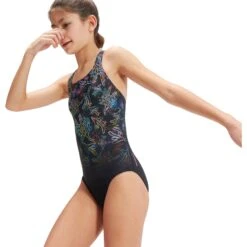 Speedo Digital Placement Medalist Badpak Kinder - Black/Orchid Shine/Lemon Drizzle/Marine Blue/Hypersonic Blue -Aqua Verkoop speedo girls digital placement medalist bathing suit black orchid shine lemon drizzle marine blue hypersonic blue 5 1515770