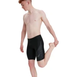 Speedo Medley Logo Jammer - Black/ardesia -Aqua Verkoop speedo medley logo jammer black ardesia 6 1167311