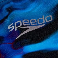 Speedo Placement Digital Leaderback Badpak - Black/Cobalt Pop/Hypersonic Blue/Electric Pink -Aqua Verkoop speedo placement digital leaderback bathing suit black cobalt pop hypersonic blue electric pink 10 1515863