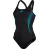Speedo Placement Muscleback Badpak - Black/chroma Blue/aquarium 1 Speedo Placement Muscleback Badpak - Black/chroma Blue/aquarium -Aqua Verkoop speedo placement muscleback bathing suit black chroma blue aquarium 10 1425869