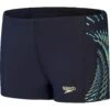 Speedo Plastisol Placement Aquashort Jongen - True Navy/bondi Blue/spritz -Aqua Verkoop speedo plastisol placement aquashort boys true navy bondi blue spritz 8 1426917