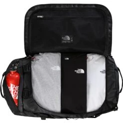 The North Face Base Camp Duffel Reistas - L - TNF Black/TNF White -Aqua Verkoop the north face base camp duffel l tnf black tnf white 3 1273063