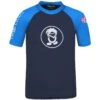 Trollkids Kvalvika Kinder Zwemshirt Met Korte Mouwen - Navy/Medium Blue -Aqua Verkoop trollkids kvalvika kids t shirt navy medium blue 1 961423