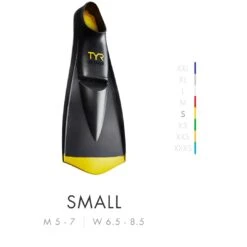 TYR Flex Fins 2.0 - Black -Aqua Verkoop tyr flex fins 2 1209282