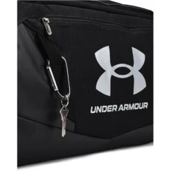 Under Armour UA Undeniable 5.0 Medium Sporttas - Zwart/Zwart/Metallic Silver -Aqua Verkoop under armour ua undeniable 5 1229044