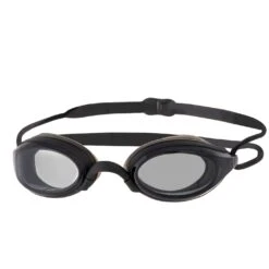 Zoggs Fusion Air Swim Goggles - Black/Black/Smoke