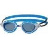 Zoggs Predator Swimming Goggles - Tint Smoke Lenses - Regular Fit - Blue/White -Aqua Verkoop zoggs predator swimming goggles blue white tint smoke 2 1383779