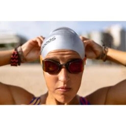 Zoggs Ultima Air Titanium Swimming Goggles - Blue/black/titanium -Aqua Verkoop zoggs ultima air titanium swimming goggles black grey titanium 7 1162207