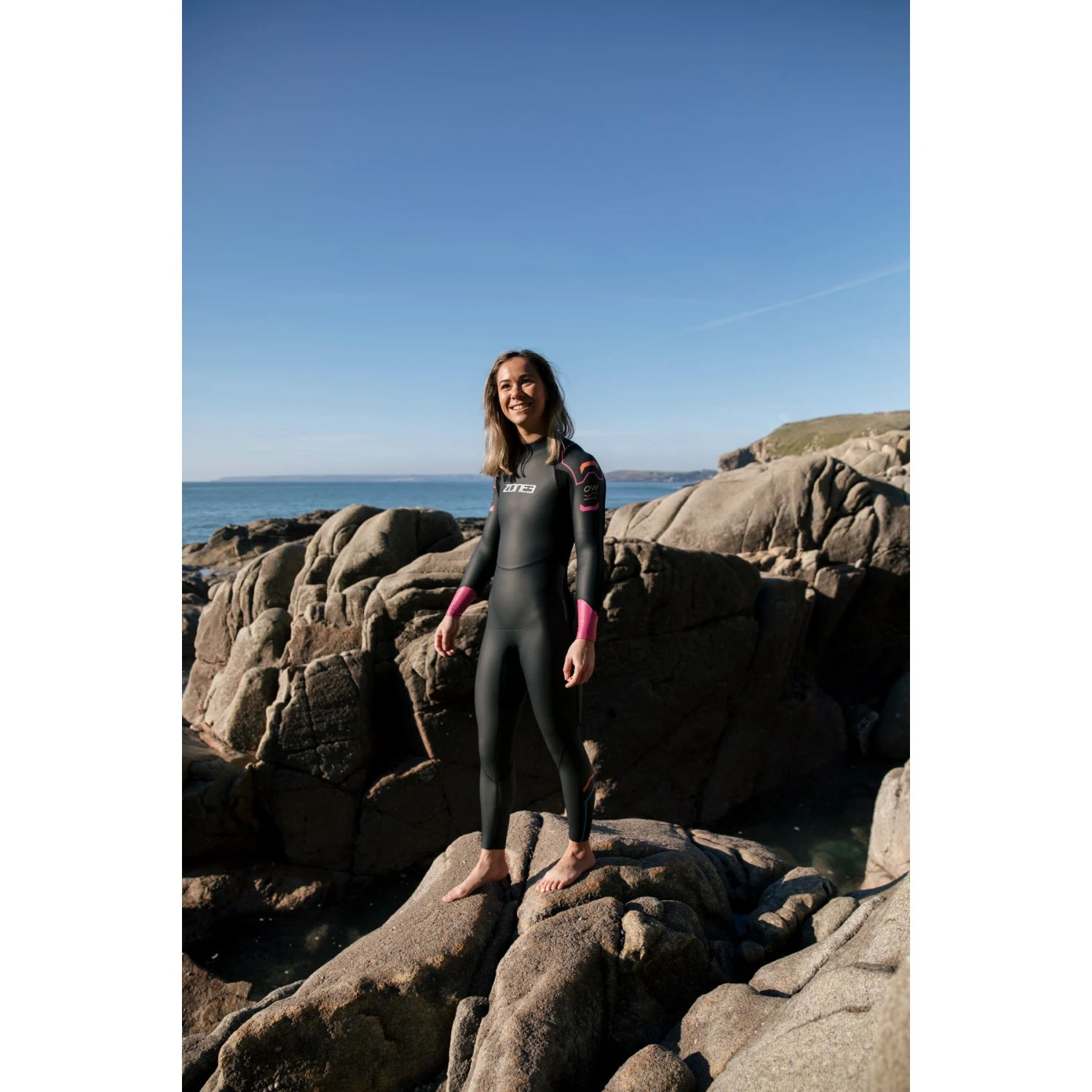 Zone3 Aspect Dames Breaststroke Wetsuit - Black/pink 9 Zone3 Aspect Dames Breaststroke Wetsuit - Black/pink - Afbeelding 7