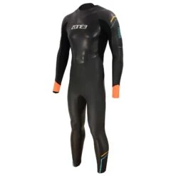 Zone3 Men's Aspect Breaststroke Wetsuit - Black/blue/orange