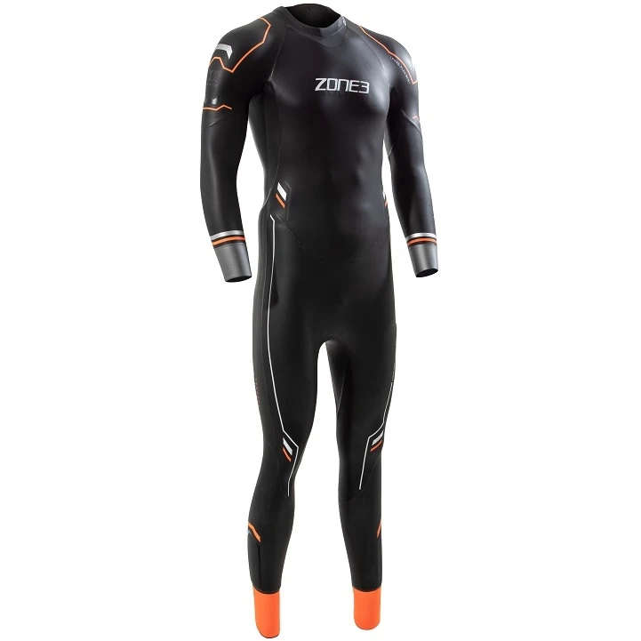 Zone3 Aspire Thermo Wetsuit - Zwart/oranje 3 Zone3 Aspire Thermo Wetsuit - Zwart/oranje