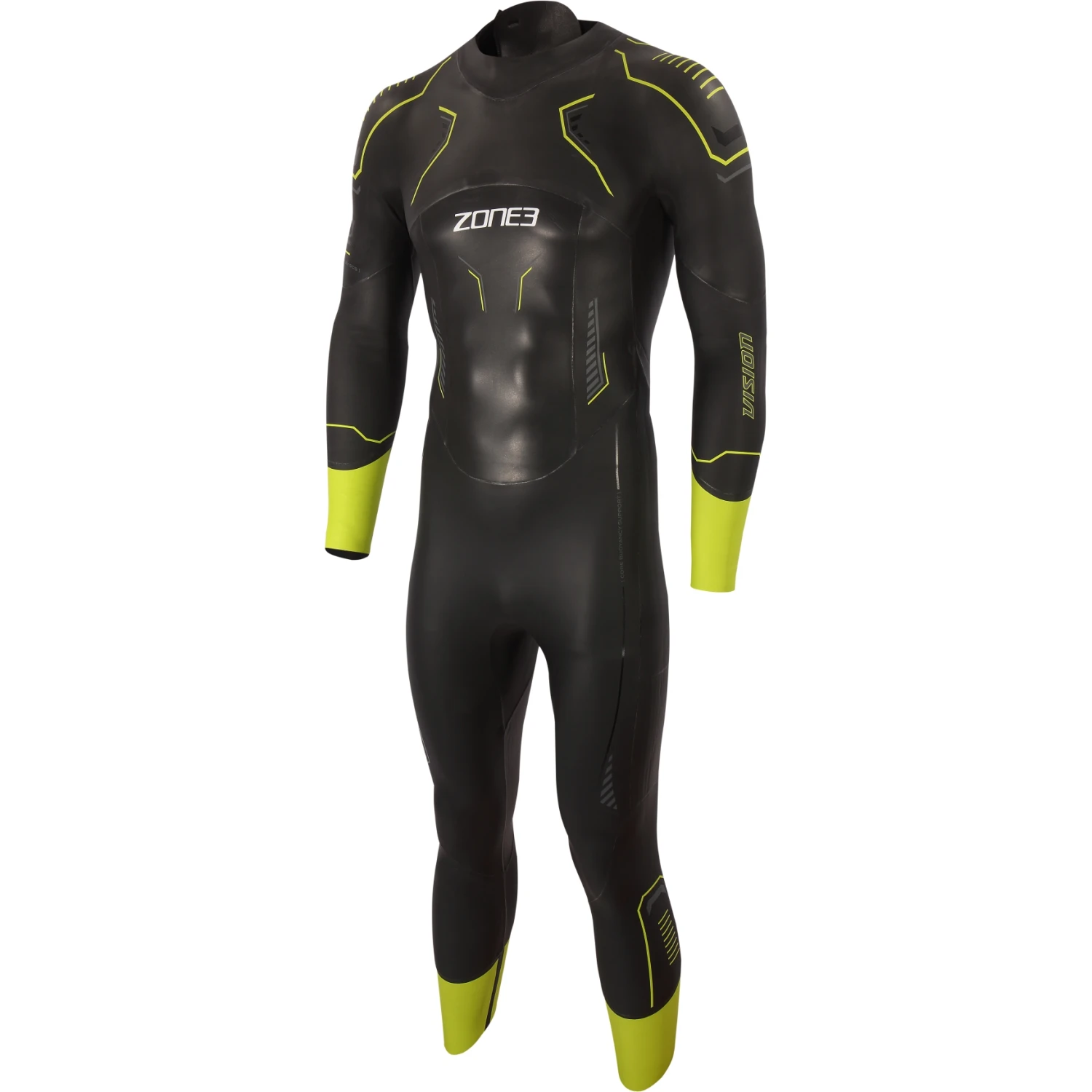 Zone3 Vision Wetsuit - Black/lime/gunmetal 3 Zone3 Vision Wetsuit - Black/lime/gunmetal