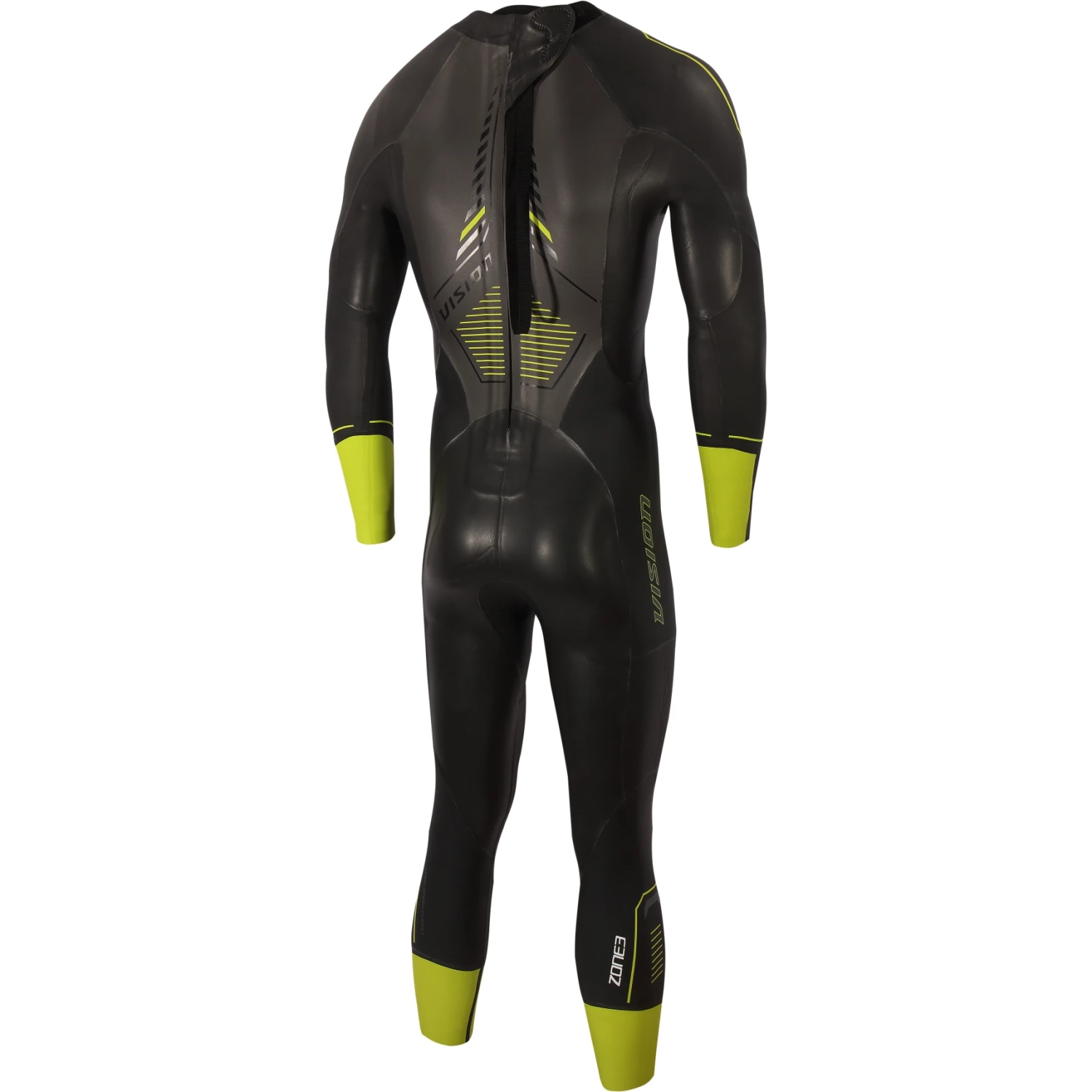 Zone3 Vision Wetsuit - Black/lime/gunmetal 4 Zone3 Vision Wetsuit - Black/lime/gunmetal - Afbeelding 2