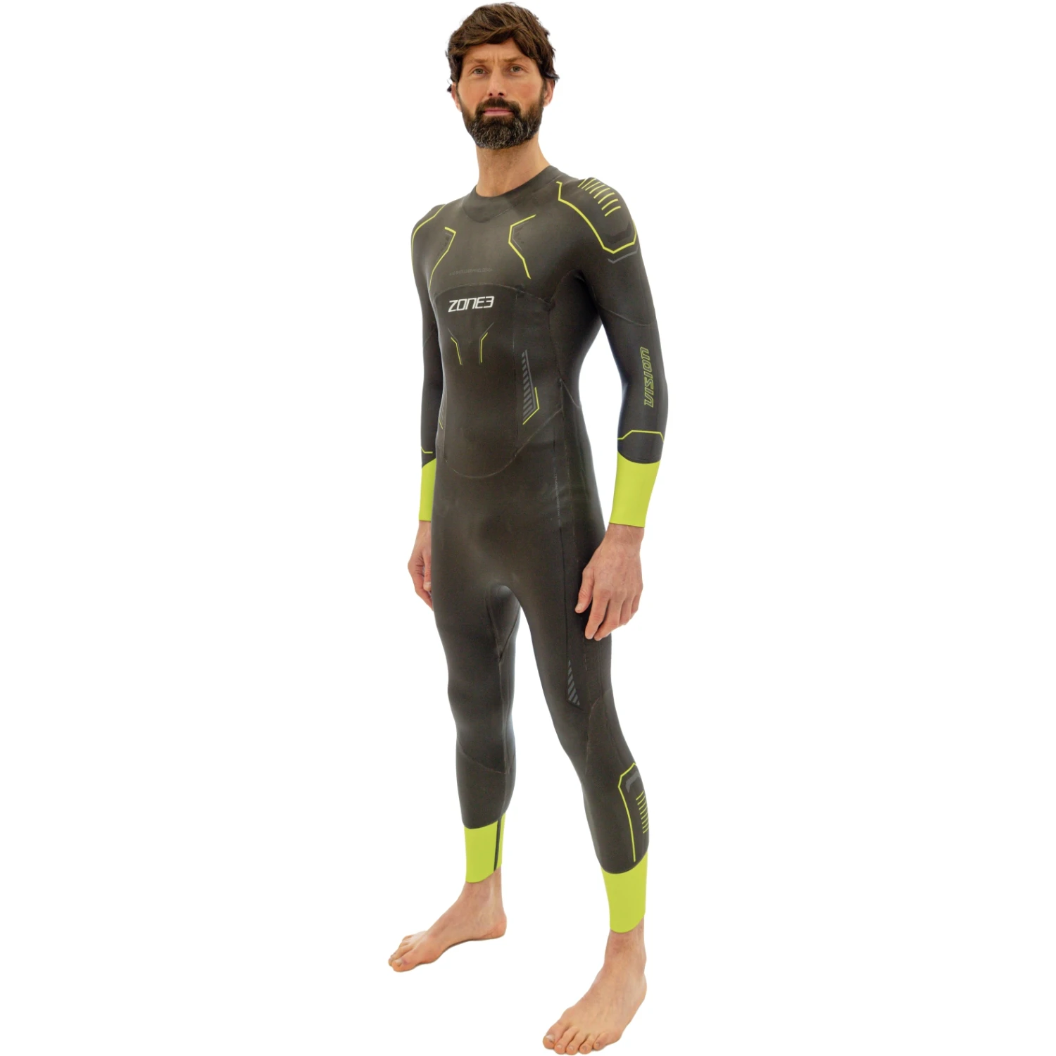 Zone3 Vision Wetsuit - Black/lime/gunmetal 6 Zone3 Vision Wetsuit - Black/lime/gunmetal - Afbeelding 4
