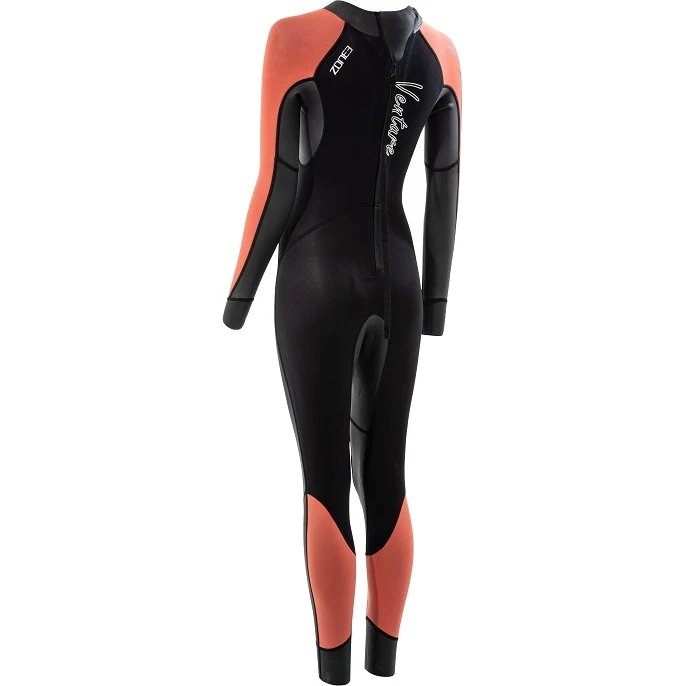 Zone3 Venture Women's Wetsuit - Black/orange 4 Zone3 Venture Women's Wetsuit - Black/orange - Afbeelding 2