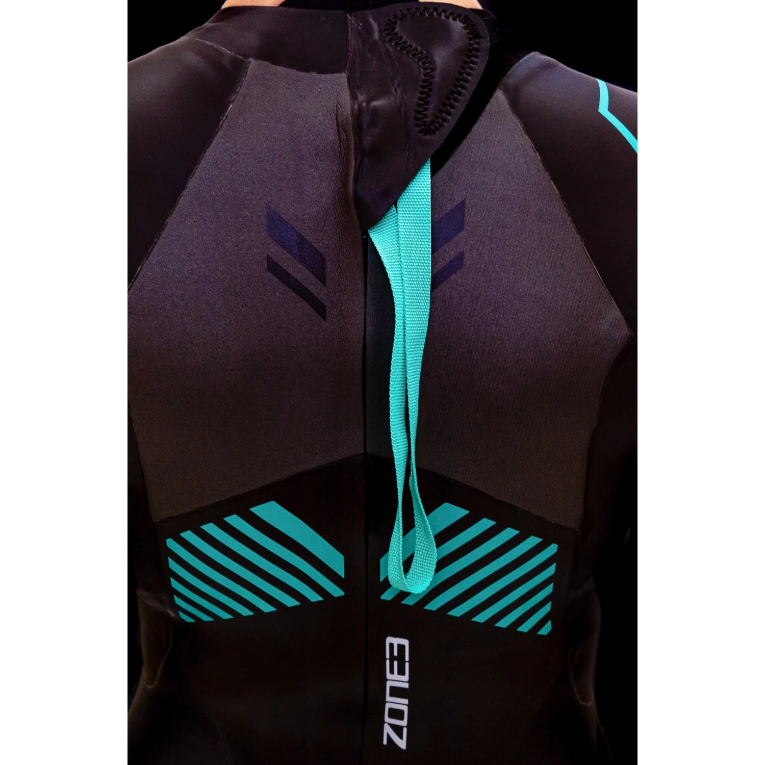 Zone3 Women's Advance Wetsuit - Black/turquoise/gunmetal 12 Zone3 Women's Advance Wetsuit - Black/turquoise/gunmetal - Afbeelding 10
