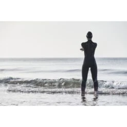 Zone3 Women's Aspire Wetsuit - Black -Aqua Verkoop zone3 womens aspire wetsuit black 12 1195942