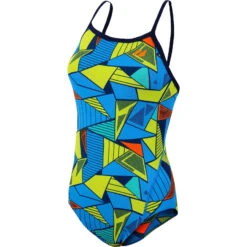 Zone3 Women's Prism 2.0 Strap Back Costume - Blue/yellow